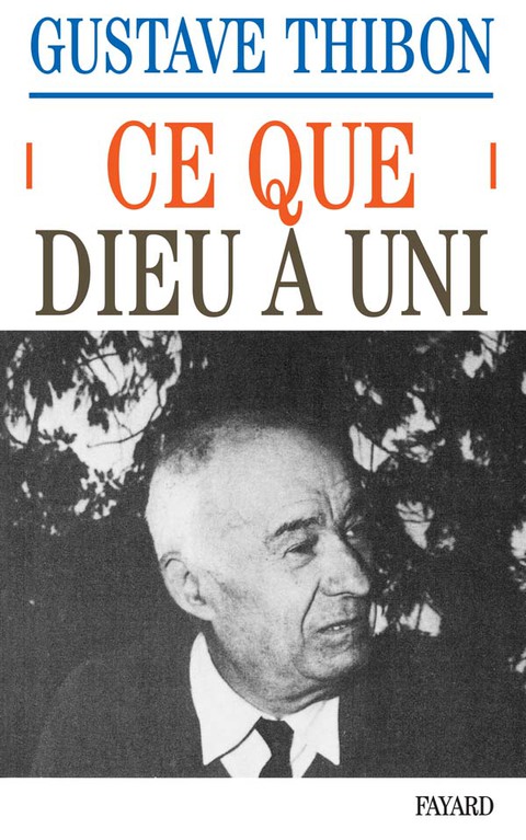 Cover image for book Ce que Dieu a uni