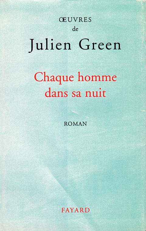 Cover image for book Chaque homme dans sa nuit