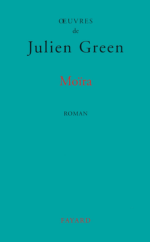 Cover image for book Moïra