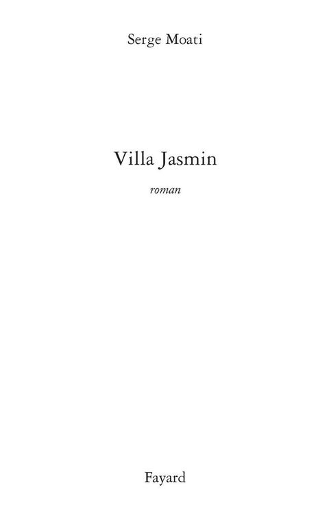 Cover image for book Villa Jasmin