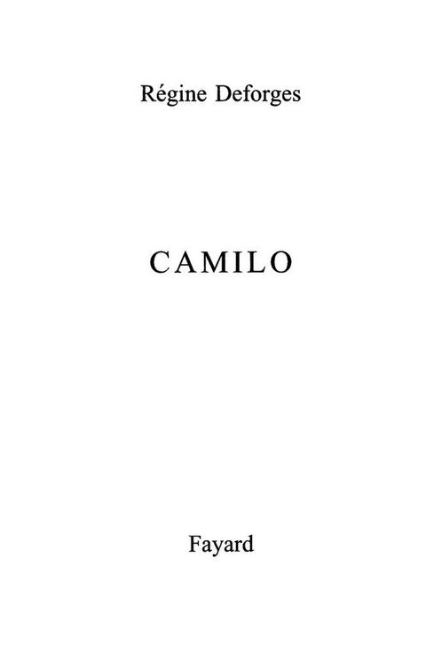 Cover image for book Camilo