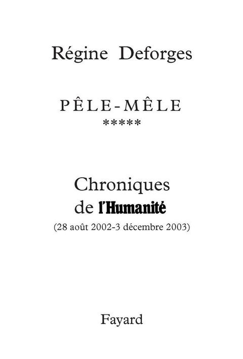 Cover image for book Pêle-Mêle, tome 4