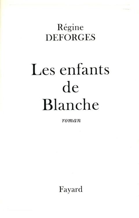 Cover image for book Les Enfants de Blanche