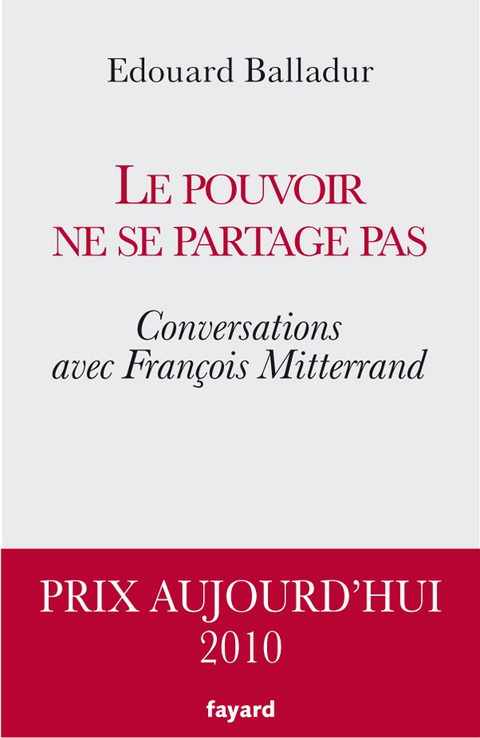 Cover image for book Le pouvoir ne se partage pas