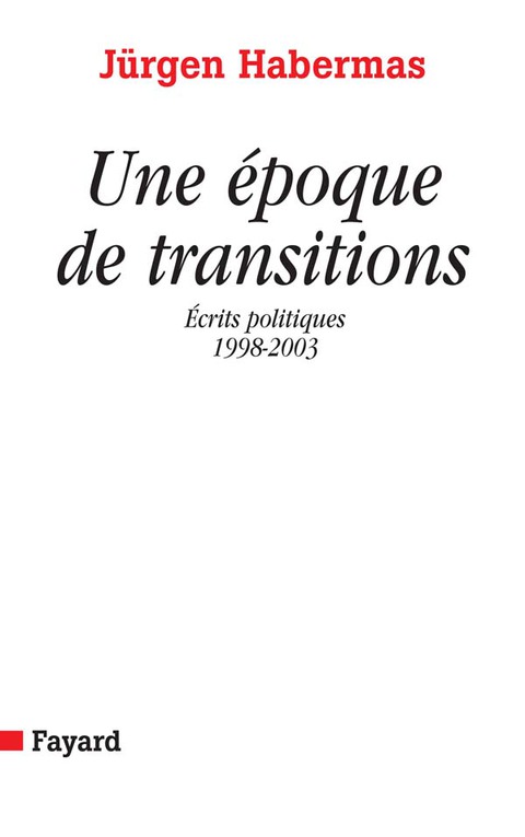 Cover image for book Une époque de transitions