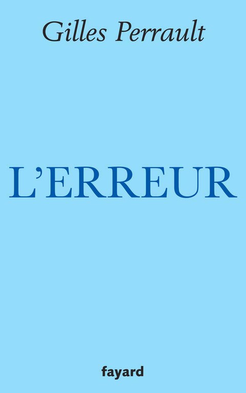 Cover image for book L'Erreur