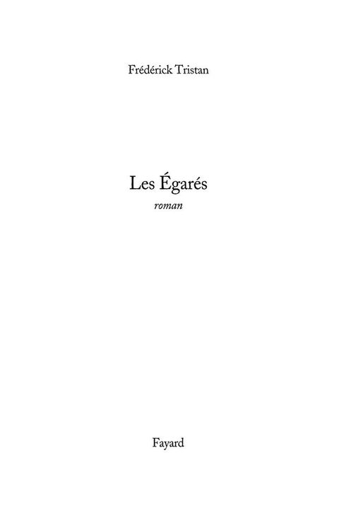 Cover image for book Les égarés