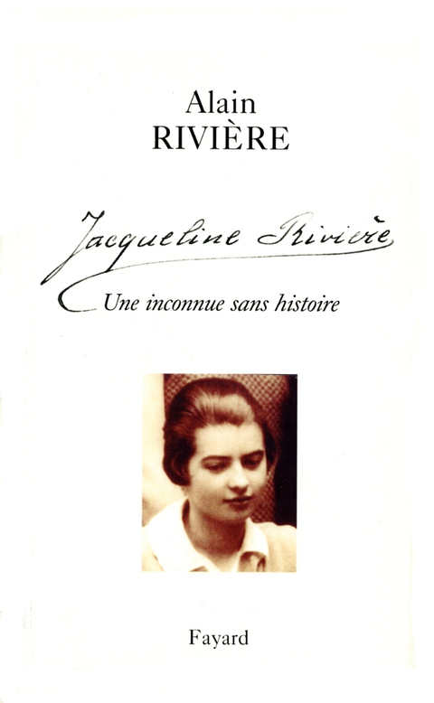 Cover image for book Jacqueline Rivière