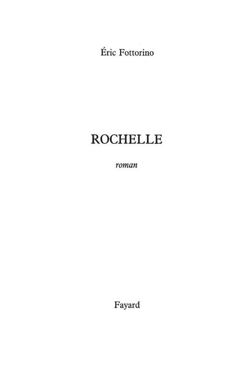 Cover image for book Rochelle