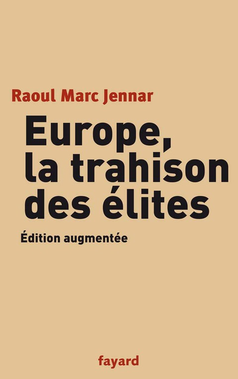 Cover image for book Europe, la trahison des Elites