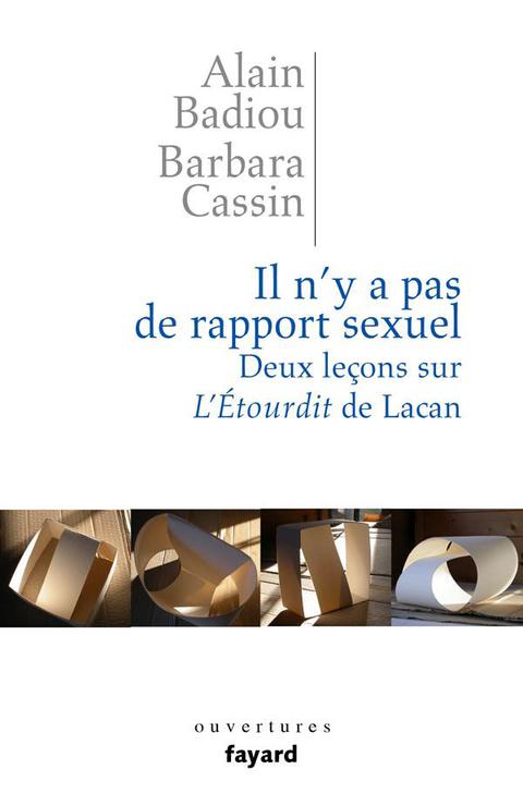Cover image for book Il n'y a pas de rapport sexuel. Deux leçons sur «L'Etourdit» de Lacan