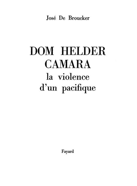 Cover image for book Dom Helder Camara