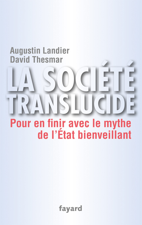 Cover image for book La société translucide