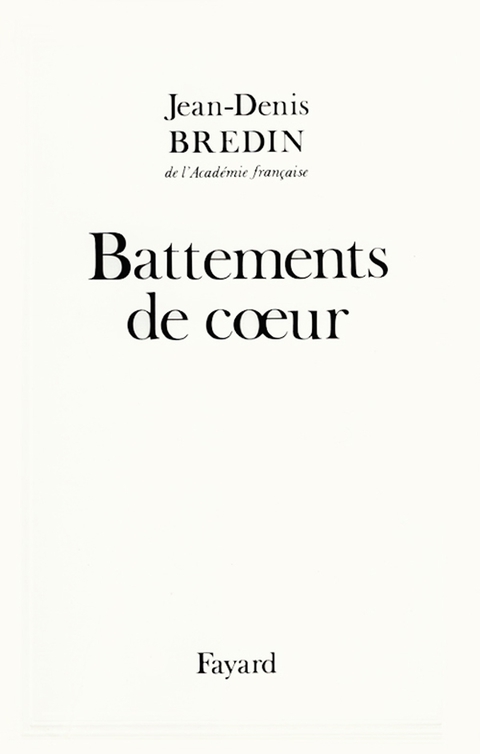 Cover image for book Battements de coeur