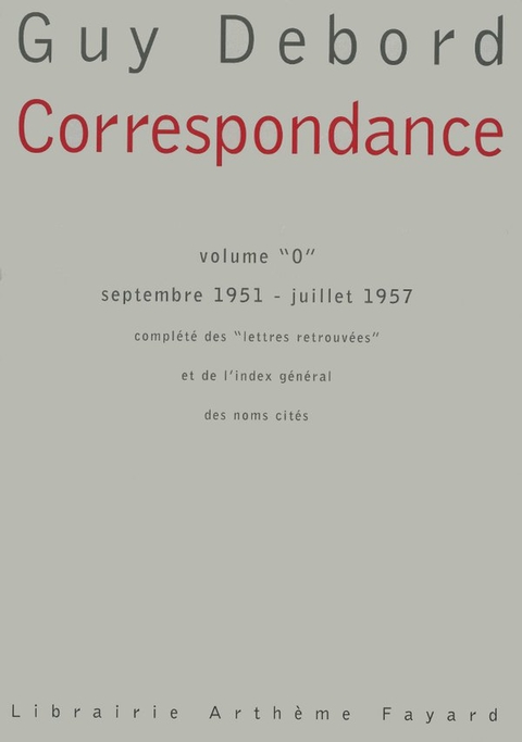 Cover image for book Correspondance