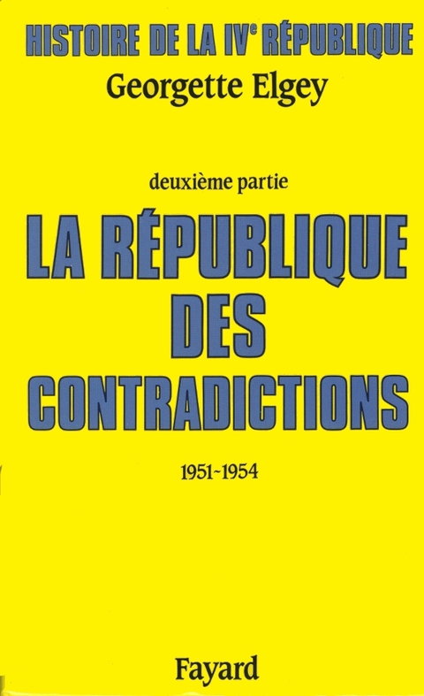 Cover image for book Histoire de la IVe République