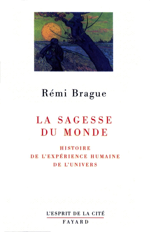 Cover image for book La sagesse du monde