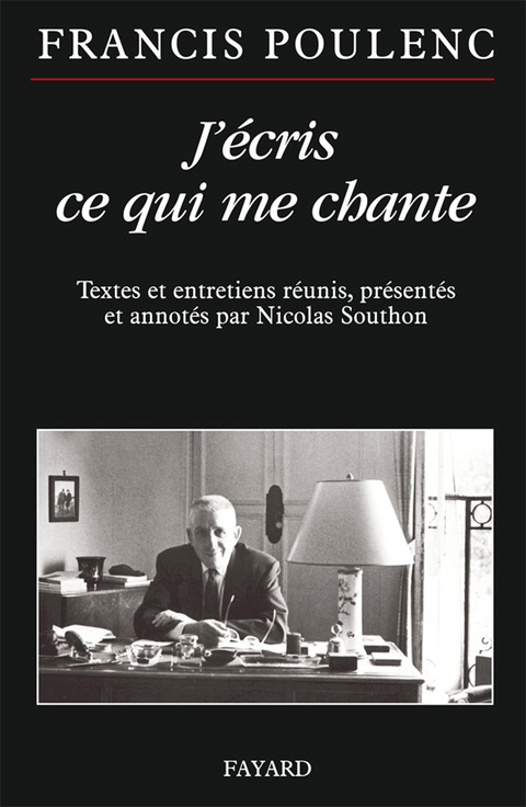 Cover image for book J'écris ce qui me chante
