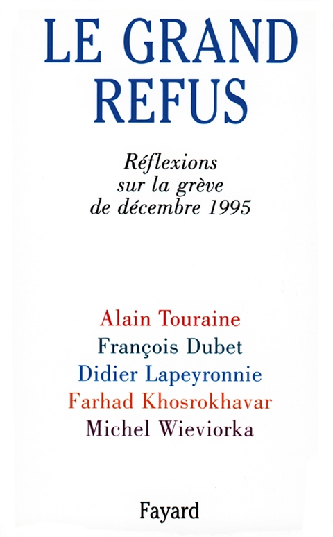 Cover image for book Le Grand Refus