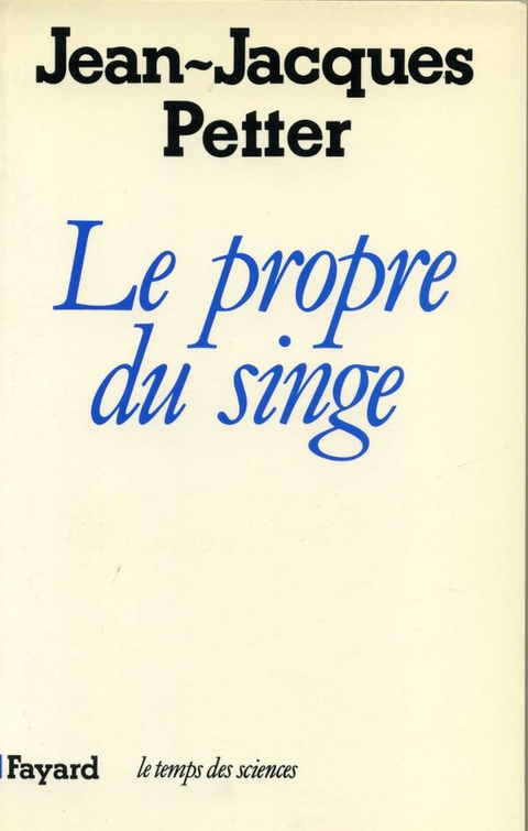 Cover image for book Le Propre du singe