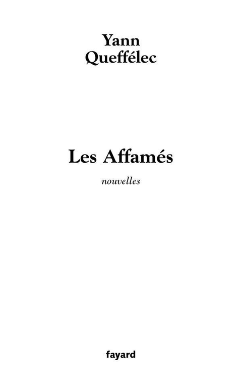 Cover image for book Les Affamés