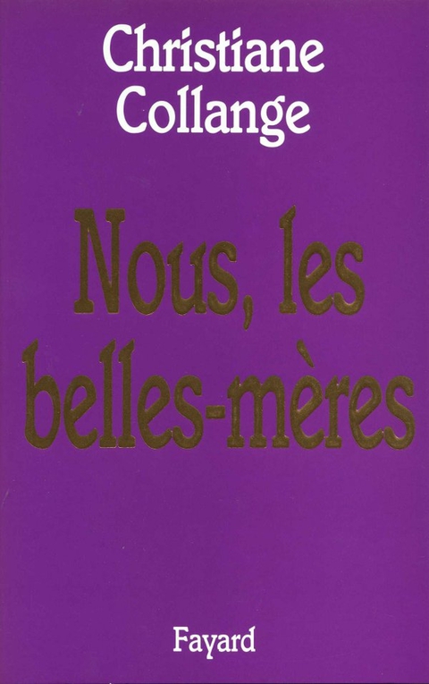 Cover image for book Nous, les belles mères