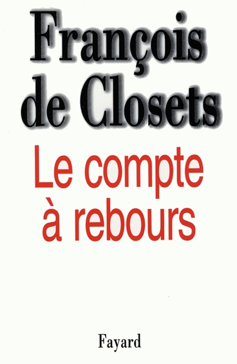 Cover image for book Le Compte à rebours