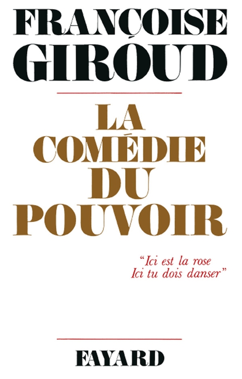 Cover image for book La Comédie du pouvoir