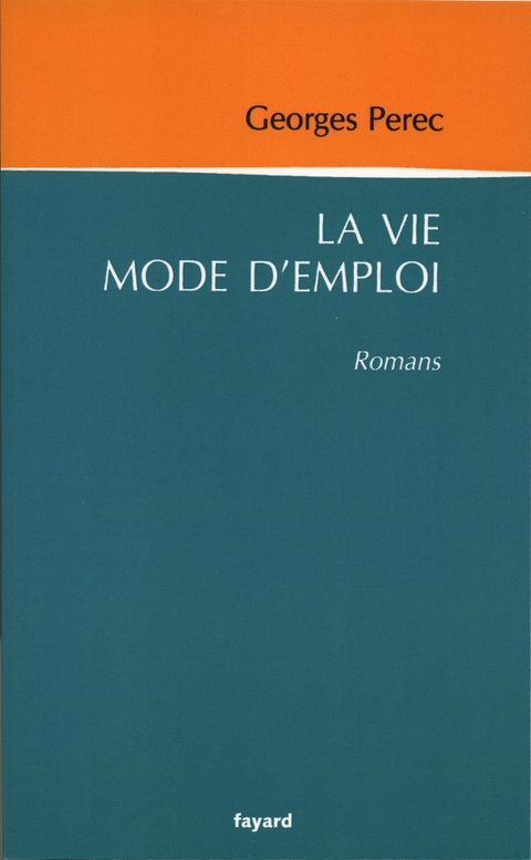 Cover image for book La vie mode d'emploi