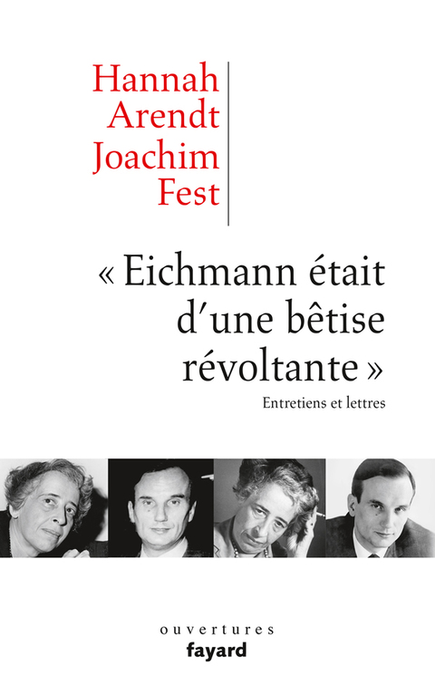 Cover image for book «Eichmann était d'une bêtise révoltante»