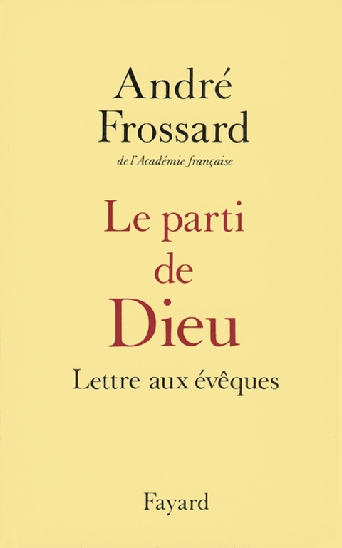 Cover image for book Le Parti de Dieu