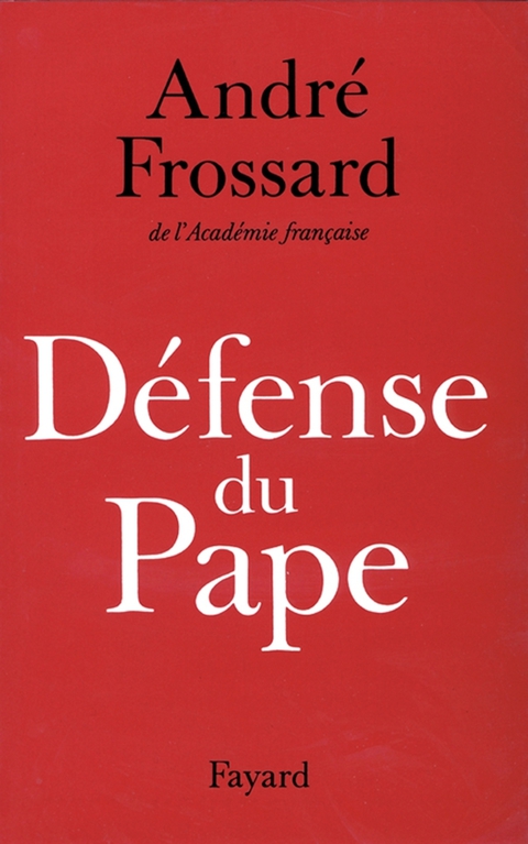 Cover image for book Défense du Pape