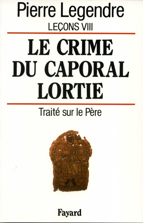 Cover image for book Le Crime du caporal Lortie