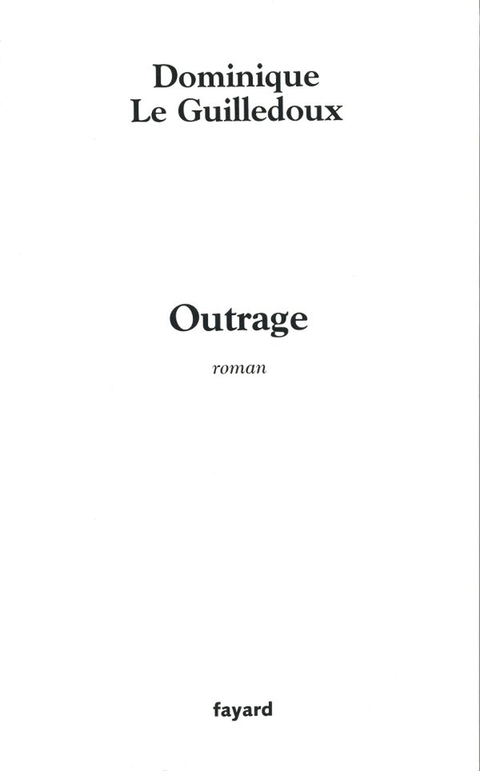 Cover image for book Outrage