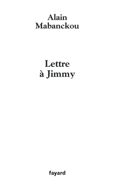 Cover image for book Lettre à Jimmy