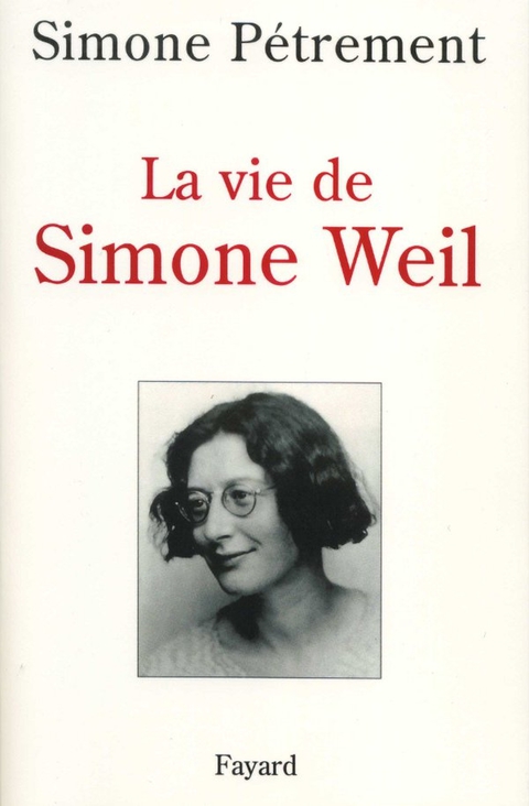 Cover image for book La Vie de Simone Weil