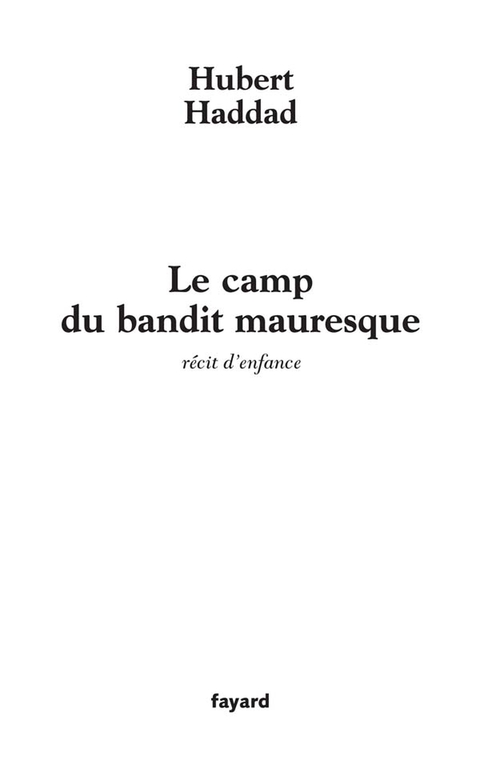 Cover image for book Le camp du bandit mauresque
