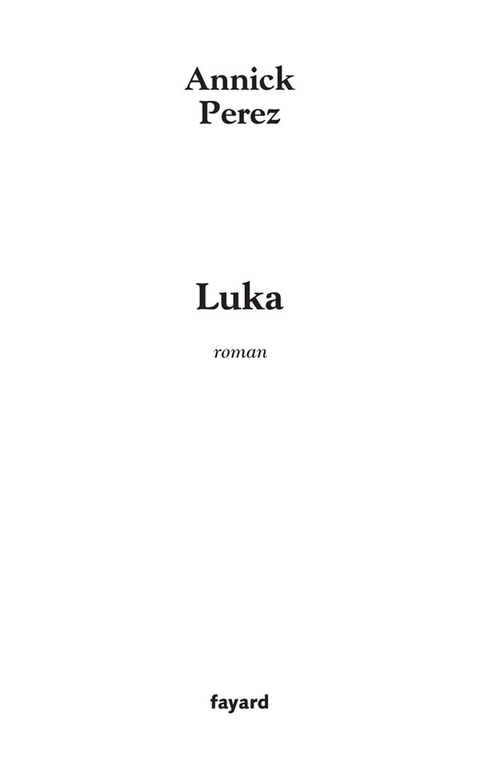 Cover image for book Luka
