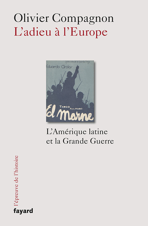 Cover image for book L'Adieu à l'Europe