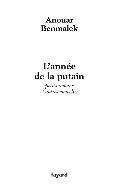 Cover image for book L'année de la putain