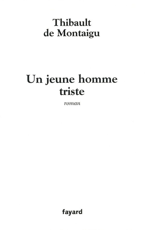 Cover image for book Un jeune homme triste