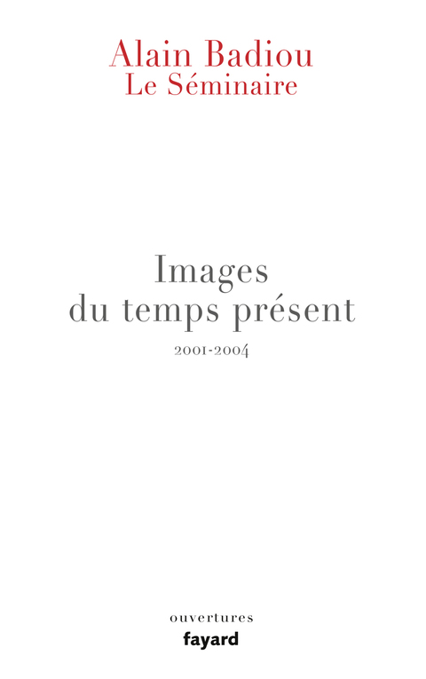 Cover image for book Le Séminaire - Images du temps présent