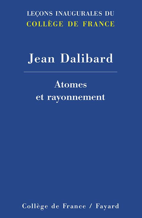 Cover image for book Atomes et rayonnement