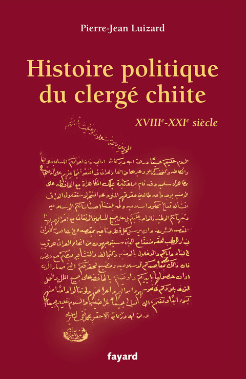 Cover image for book Histoire politique du clergé chiite