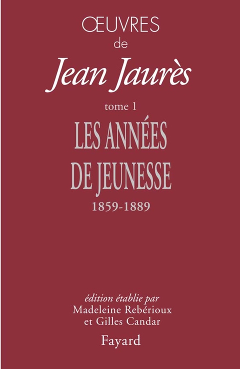 Cover image for book Oeuvres, tome 1