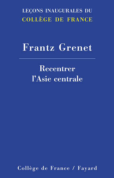 Cover image for book Recentrer l'Asie centrale