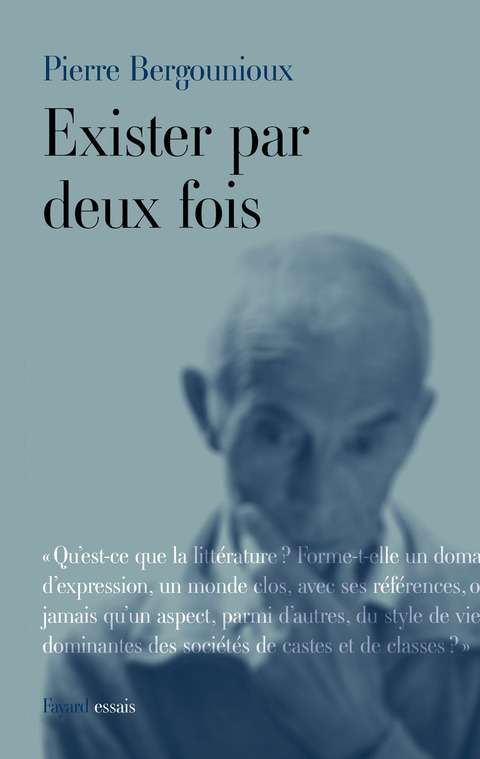 Cover image for book Exister par deux fois