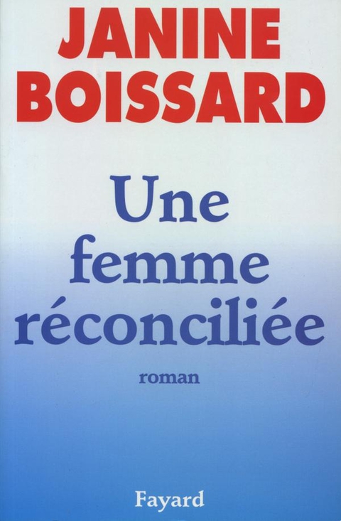 Cover image for book Une femme réconciliée