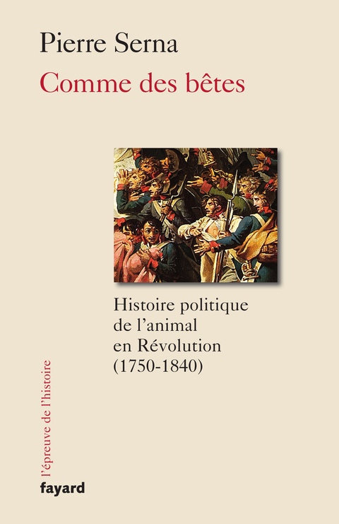 Cover image for book Comme des bêtes