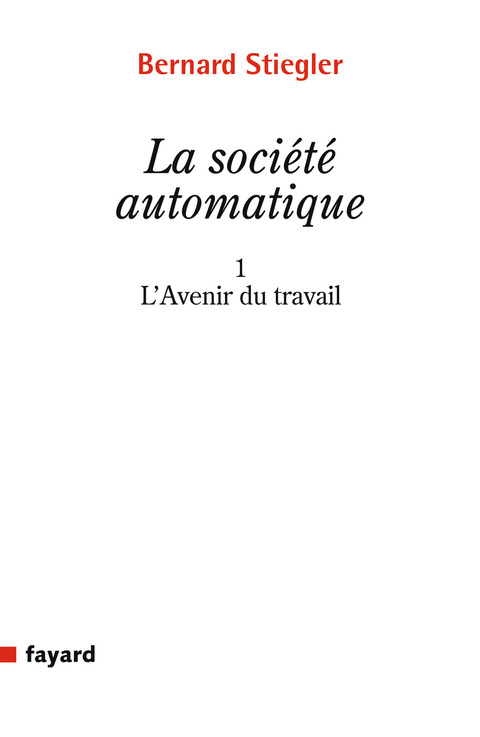 Cover image for book La Société automatique